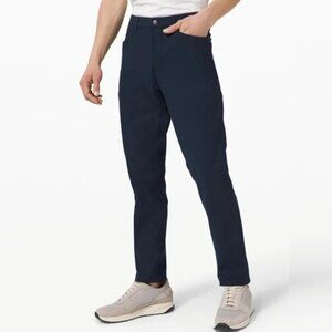 LULULEMON ABC Pant Classic Straight Leg Warpstreme Stretch Navy Men's 28 x 29"